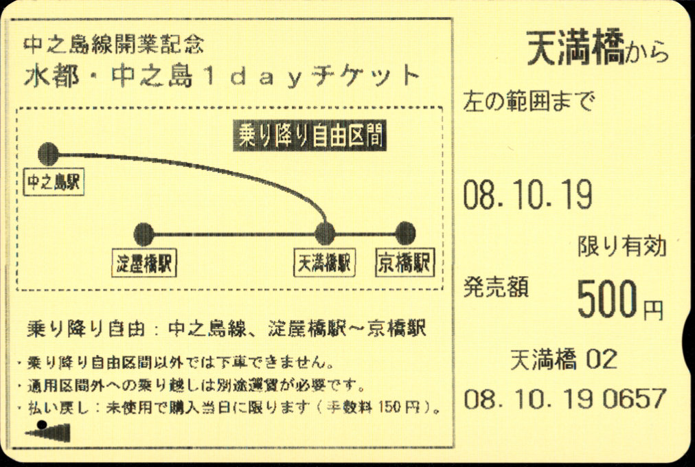 京阪電気鉄道 １ｄａｙチケット