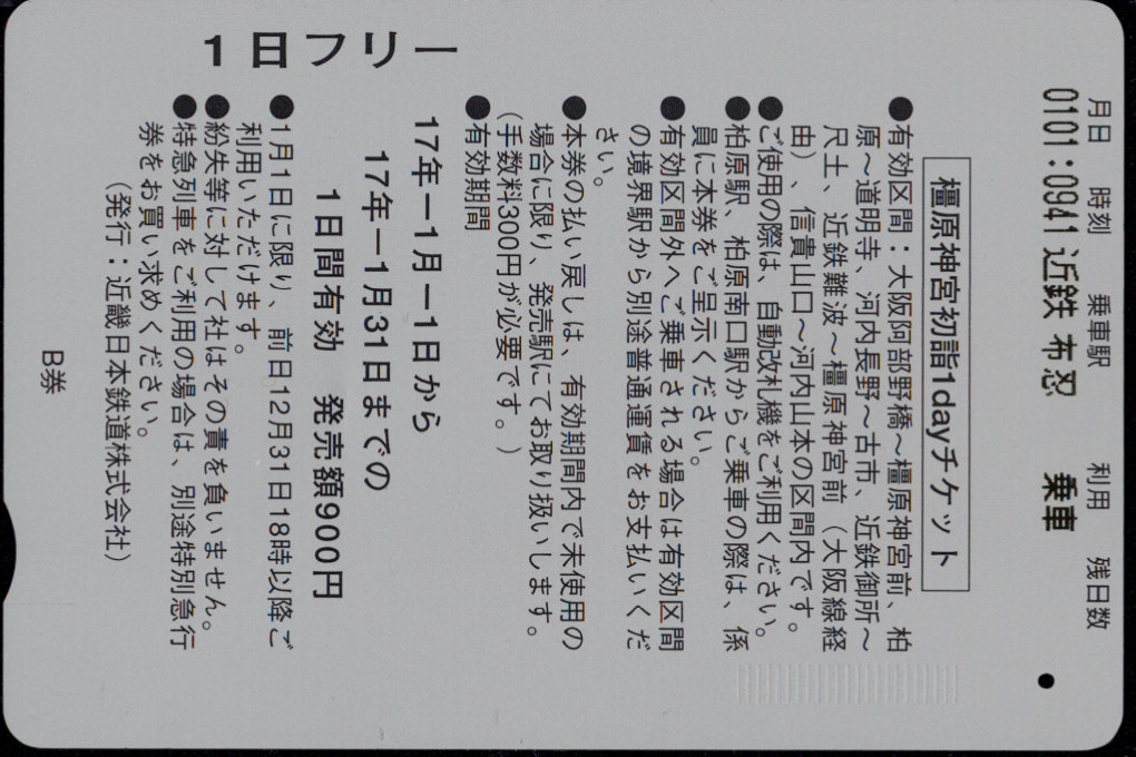 近畿日本鉄道 企画乗車券