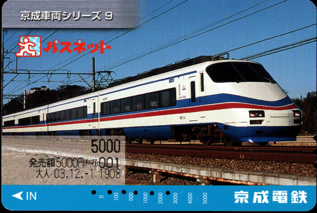 京成電鉄 パスネット シリーズカード [京成車両]