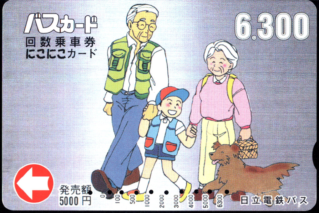 日立電鉄バス にこにこカード