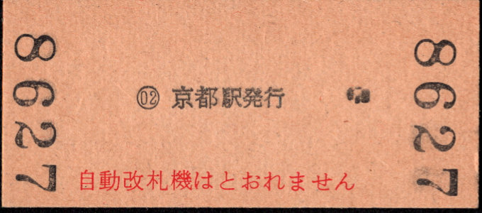 近畿日本鉄道 硬券入場券