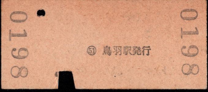 近畿日本鉄道 一般式 硬券乗車券