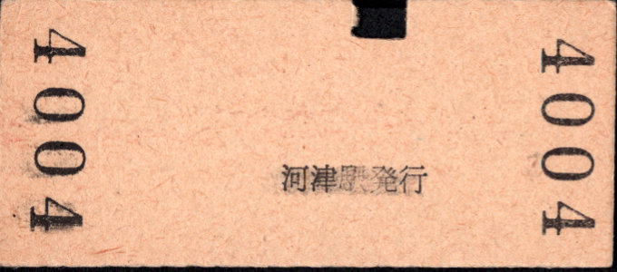 伊豆急行 硬券入場券