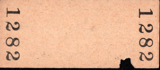 相互式 硬券乗車券