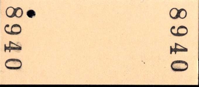 北海道ちほく高原鉄道 相互式 硬券乗車券