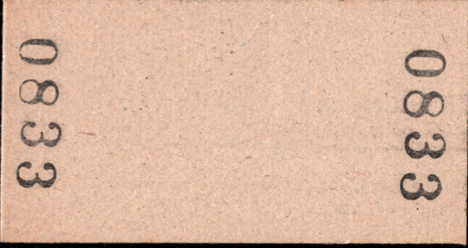 夕張鉄道 連絡乗車券 [廃札]