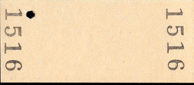 三陸鉄道 一般式 硬券乗車券