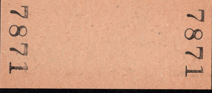 頸城鉄道自動車 普通乗車券