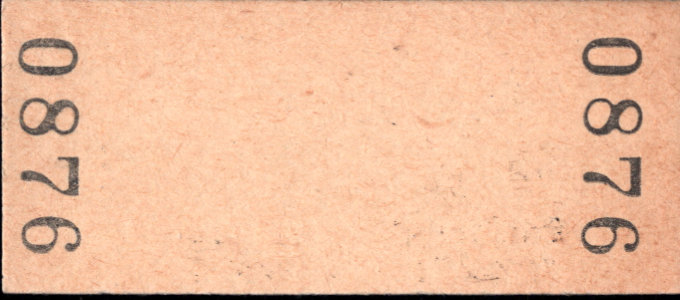 上毛電気鉄道 廃札券