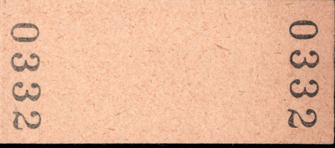 上毛電気鉄道 廃札券