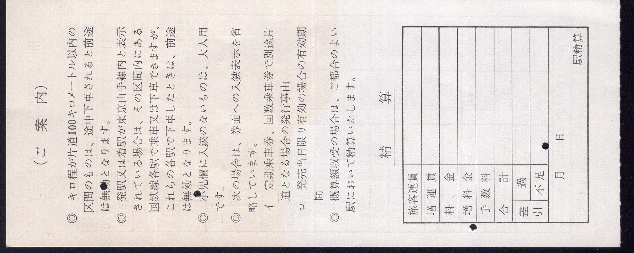 鹿島臨海鉄道 車内補充券