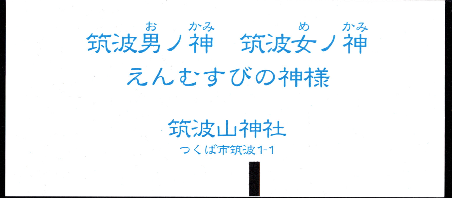 筑波観光鉄道 端末乗車券