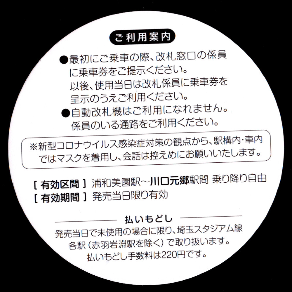 埼玉高速鉄道 企画乗車券