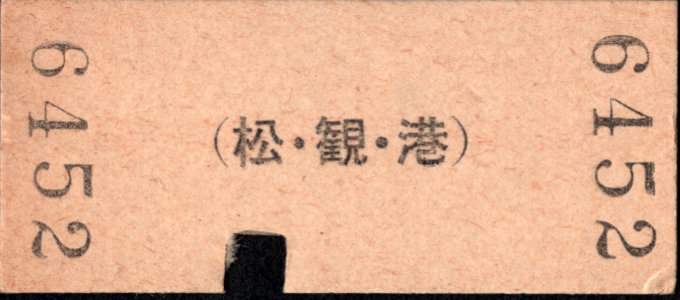 伊予鉄道(郊外線) バス連絡乗車券