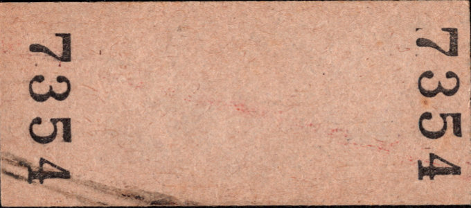 島原鉄道 急行券 [硬券]