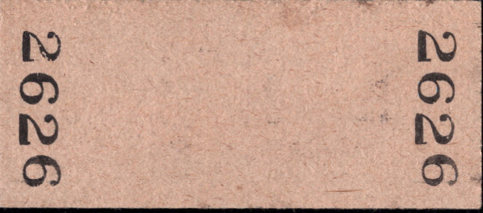 井笠鉄道 一般式 硬券乗車券